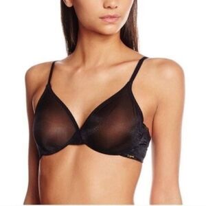 NWT! Gossard best seller Glossies underwire bra 36C black BoxC
